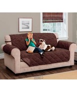 Hudson-Sherpa Slipcover Loveseat Super Soft Sherpa Brown - €37,39 EUR