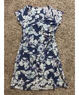 Soft Surroundings Women&#39;s floral Shapely Anywhere Dress Faux Wrap size M... - $547.38 MXN