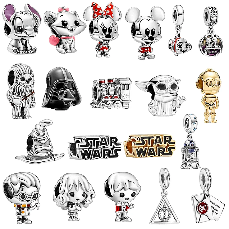 House Home 2022 Hot Style  Avengers Bead Chain Star Wars Charm A for Pandora 925 - £19.28 GBP