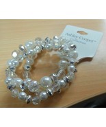 Ashley Cooper Faux Pearl &amp; Bead Stretch Bracelet - $26.08 CAD