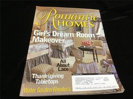 Romantic Homes Magazine November 2004 Girl&#39;s Dream Room Makeover, All About Lace - £9.39 GBP