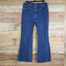 LRL Lauren Jeans Womens Size 8 Blue Stretch Denim TK5 - £12.39 GBP