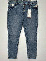 Frankie &amp; Stella  French Terry Knit Denim High-Rise Skinny 18W Medium Wa... - $17.00