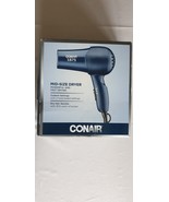 Conair 152TN Mid-Size Hair Dryer Navy Blue 5 Heat &amp; Speed Settings 1875 ... - $25.34 CAD