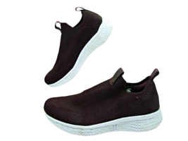 Avia Womens Comfort Memory Foam Slip On Sneaker Sock Shoes Burgundy Wine Size 7 - £22.46 GBP