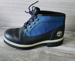 Timberland Boots Men&#39;s US 8M Waterproof Chukka Vintage 90s Black Blue Nu... - £37.06 GBP