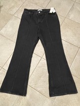 Abercrombie &amp; Fitch The Vintage Flare High Rise Black Denim Jeans 32x32,... - $762.66 MXN