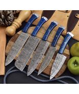 DAMASCUS STEEL CHEF KNIFE SET KITCHEN KNIVES CHEF SET - $88.21