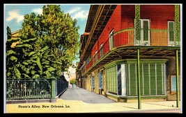 LOUISIANA Postcard - New Orleans, Pirate&#39;s Alley G13  - £3.09 GBP