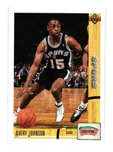 1991 Upper Deck #394 Avery Johnson San Antonio Spurs - £2.37 GBP