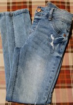 Justice Brand ~ Distressed ~ Blue ~ Mid Rise ~ Jegging ~ Girls Size 12R - $26.18