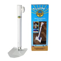 Best Beach Umbrella Sand Anchor And Umbrella The Solution To Securing Beach Umbr - £51.19 GBP