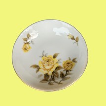 Harmony House Twilight Rose Yellow Floral Dessert Bowls Set Of 4 Vintage... - $571.09 MXN