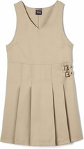 French Toast Khaki Pleated Double Buckle Jumper School Uniform Girls Siz... - $14.99