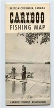 Cariboo Fishing Map Brochure British Columbia Canada 1960&#39;s - £14.01 GBP