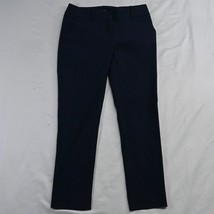 LOFT 2 Navy Blue High Waist Skinny Stretch Career Office Womens Dress Pants - $22.09