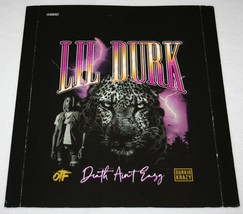 Lil Durk Death Ain&#39;t Easy Hot Topic T-SHIRT Display Store Poster Rap Hip Hop - £15.81 GBP