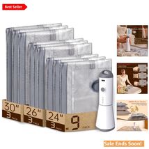 9 Combo Vacuum Packing Bags with Cordless Pump - Ultimate Travel Space S... - $61.33