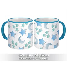 Baby Stars : Gift Mug Shower Moon Sew Stitch Pattern Welcome Party Decor Room Ki - £12.70 GBP