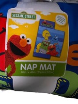 Sesame Street Nap Mat Built-In Pillow Blanket Best Friends Elmo Cookie Monster - £26.98 GBP