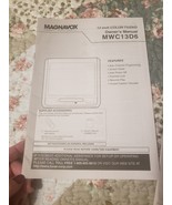 Magnavox MWC13D6  DVD TV Owners Manual/ Manual only - $75.07 MXN