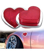 2PCS Pink Heart Shaped Side Marker / Accessory / LED Light / Turn Signal - £21.54 GBP