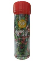 Santa Sprinkles Mix  Decorations 3.8 oz Wilton Christmas - £6.20 GBP