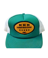 Trucker Hat one of a kind HHH Construction Inc company logo patch