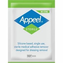 Appeel No Sting Sterile Medical Adhesive Remover Wipes x 10 | UK Pharmacy - £10.77 GBP