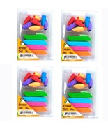14 pcs Colorful Eraser Set 4 Pack  - Yellow, Green, Blue, Orange, Pink - $277.43 MXN