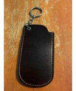 New Brown Faux Leather Pocket Keychain Bag Clip 3 1/2&quot; Key Holder Protector - $16.64 CAD