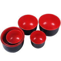 6pcs Imitation Ceramic Utensil Bowls Set Durable Melamine Bowl Unbreakable Dinne - £16.41 GBP