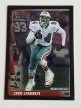 2003 Chris Chambers Bowman Chrome Nfl Football Card # 32 Miami Dolphins Sports - £3.74 GBP