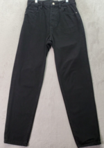 Zara Jeans Women Size 4 Black Denim Black Label 100% Cotton Pockets Straight Leg - £11.83 GBP