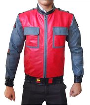 RCJ World Wide Back to The Future Part 2 Marty McFly Synthetic Leather Jacket fo - £53.95 GBP+
