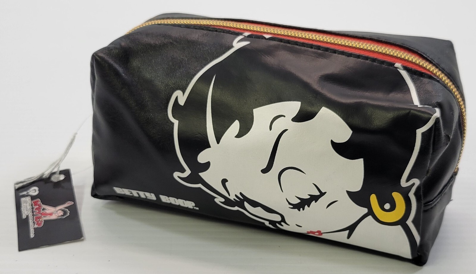 *B4) Betty Boop Faux Leather Mini Accessory Bag Case 2013 King Features ... - $19.79