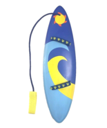 Build a Bear Surf Board Blue/Yellow &#39;Catch A Wave!&#39; BABW Surfboard VGUC - $16.65