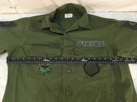 Rare Vietnam Era USAF Durable Press Short Sleeved OG-507 Uniform 16.5 X 34 Shirt - £64.73 GBP
