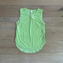 Lululemon High Neck Split Hem Run Tank Neo Mint sz 6 - $33.74
