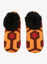 The Shining Overlook Hotel Carpet Pattern Knit Slippers - £15.94 GBP