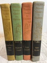 Set of 4 Vintage Compton’s Classics for Children Books 1925-1961 - $37.08