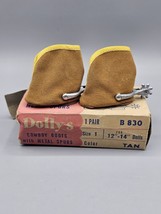 VTG Dolly&#39;s Tan Cowboy Boots w/Spurs For 12&quot;-14&quot; Dolls B 830 - S.B. Novelty Co. - £33.70 GBP