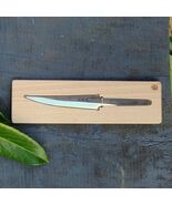 Slojd blade 85mm, Stainless AEB-L steel. Whittling knife, Fresh wood car... - $72.00