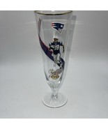 Pilsner Glass New England Patriots Christian Fauria 8.5” Tall - $17.33