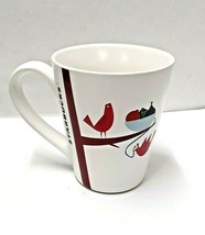 Starbucks Mug 2011 Christmas Holiday Tall Cup Partridge Bird Tree Ornaments - £9.46 GBP