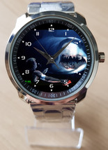 Deep Blue Sea Shark Unique Unisex Beautiful Wrist Watch Sporty - £27.97 GBP