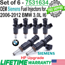 Genuine Siemens 6Pcs HP Upgrade Fuel Injectors for 2009 BMW 528i xDrive 3.0L I6 - £133.16 GBP