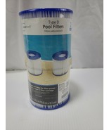 Mainstays TYPE D Pool Pump Filter Cartridge - 2 Pack *Fast Ship* - £8.88 GBP