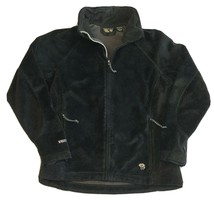 Mountain Hardwear Windstopper Fleece Black Zip Jacket Coat Womens Size Small - £31.02 GBP