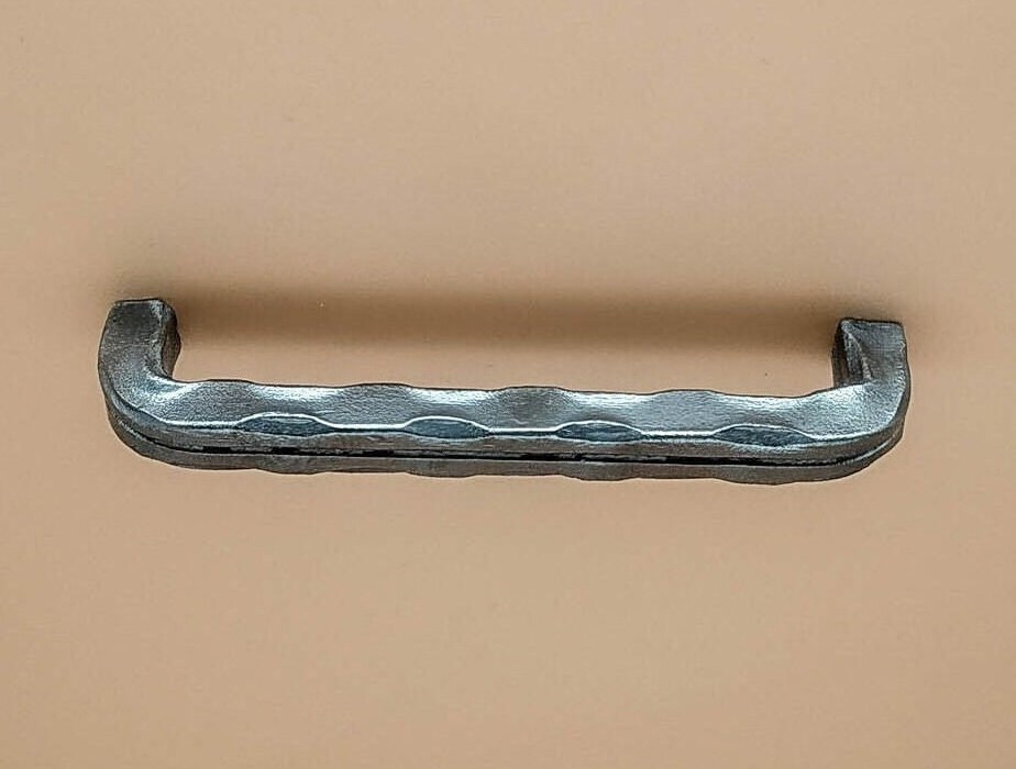 Hand-Forged Industrial Loft Drawer Pulls, Textured Handles, and Cabinet ... - $7.00